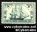 Scott 951 mint  3c - US Frigate Constitution