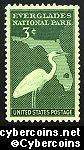 Scott 952 mint  3c - Everglades National Parks