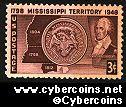 Scott 955 mint sheet 3c (50) - Mississippi Territory