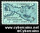 Scott 984 mint sheet 3c (50) - Annapolis Tercentennary