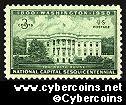 Scott 990 mint sheet 3c (50) - The White House