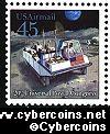 Scott C124 mint 45c - Futuristic Mail Delivery - Moon Rover