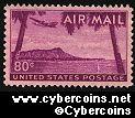 Scott C46 mint 80c - Hawaii (1952)