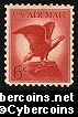 Scott C67 mint 6c - Bald Eagle
