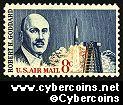 Scott C69 mint 8c - Dr. Robert H. Goddard