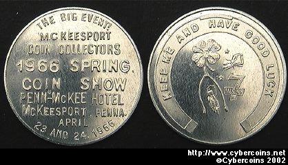 Good Luck Charm - McKeesport Coin Club 1966