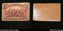 US #231 2 Cent Landing of Columbus - Mint