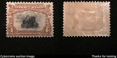 US #296 4 Cent Automobile - Mint