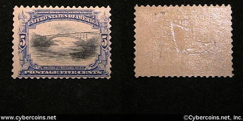 US #297 5 Cent Bridge at Niagara Falls - Mint