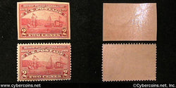 US #372 & 373 - Pair of the 2 Cent Hudson