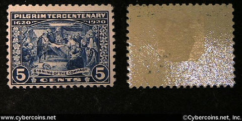 US #550 5 Cent Pilgrim Signing the Compact