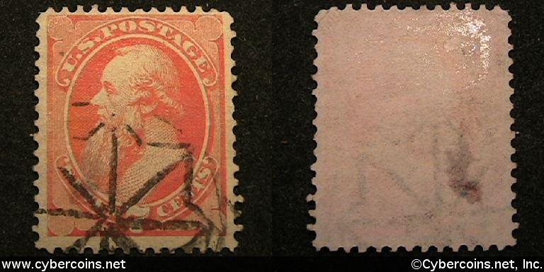 US #160 7 Cent Stanton - Used - medium