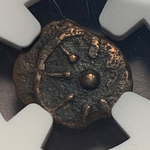 "Star of Bethlehem" Widow's Mite, 103-76 BC, Prutah, Judaea, NGC authenticated. Alex. Jannaeus