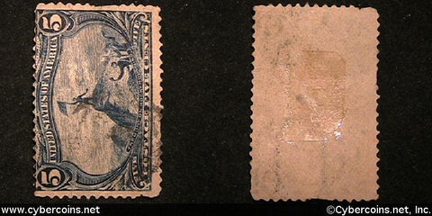 US #288 5 Cent Fremont - Used - Light