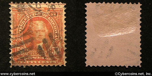 US #310 50 Cent Jefferson - Used - Medium