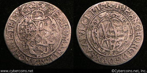 Germany/Saxony, 1627HI, 1/24 thaler, KM71