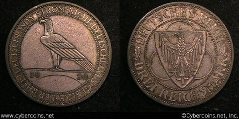 Germany, 1930A, 3 Marks, KM70, XF