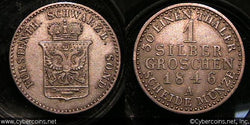 Schwarzburg-Sonderhausen, 1846A, Silber