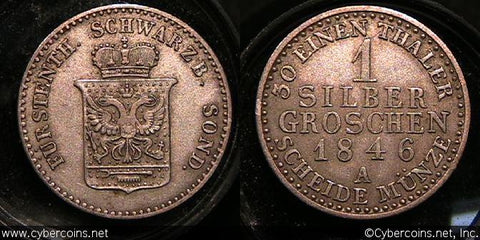 Schwarzburg-Sonderhausen, 1846A, Silber