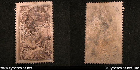 Great Britain #179 - Half Crown - Used -