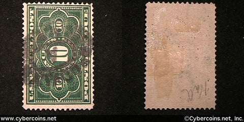 US #JQ4 Parcel Post Postage Due 10 Cent - Used