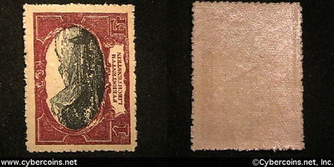 Liechtenstein #69 - 1 Frank - Mint - light hinge.