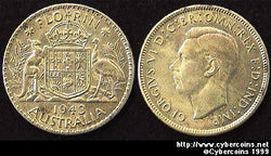 Australia, 1943S, 1 florin, UNC, KM40