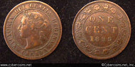 1895, Canada cent, KM7, XF. Minor dirt. Exact