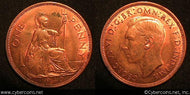 Great Britain, 1940, 1 penny, AU, KM845 -