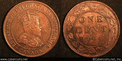 1904, Canada cent, KM8, XF/AU. Minor dirt