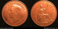 Great Britain, 1940, 1 penny, AU, KM845