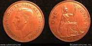 Great Britain, 1940, 1 penny, AU, KM845