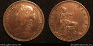 Great Britain, 1893, 1/2 penny, XF, KM754 -