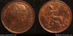 Great Britain, 1884, 1 farthing, UNC-, KM753