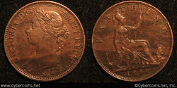 Great Britain, 1894, 1 farthing, XF, KM753