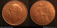 Great Britain, 1912, 1 penny,  XF+, KM810