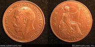 Great Britain, 1914, Penny, XF, KM810 -