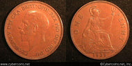 Great Britain, 1929, 1 penny , XF, KM838 -