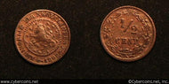 Netherlands, 1898, 1/2 cent, AU, KM109