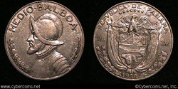 Panama, 1932, XF, KM12.1 - 1/2 balboa