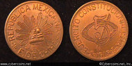 Mexico, 1915,  5 centavos, UNC, KM613   - Chihuahua - Constitucional Army