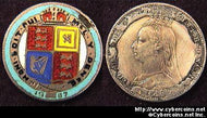 Great Britain, 1887,   1 shilling,  XF, KM734.4?