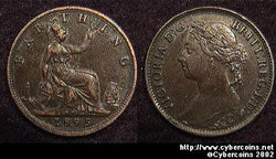Great Britain, 1895,   1 farthing, VF/XF, KM753