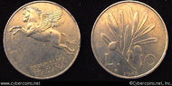 Italy, 1948,  10 lira, AU, KM90