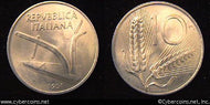 Italy, 1951, 10 lire,  UNC, KM93
