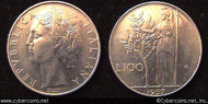 Italy, 1957, 100 lire,  XF, KM96