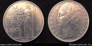 Italy, 1959,  100 lira, XF, KM96