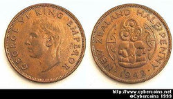 New Zealand, 1942, AU, KM12 - 1/2 p...