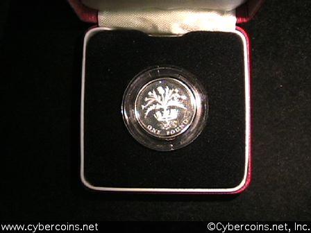 Great Britain, 1984, Proof Piedfort coin