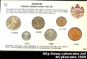 Denmark, 1965, Unc type set, not a ...